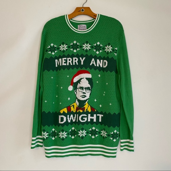 Tipsy Elves Other - The Office Merry and Dwight Men's Christmas Sweater XXL Schrute Tipsy Elves